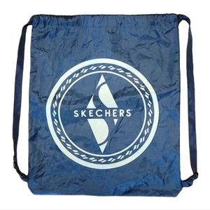 Skechers Mini Backpack Drawstring Nylon Gym Tote Shoe Storage Handbag String Bag
